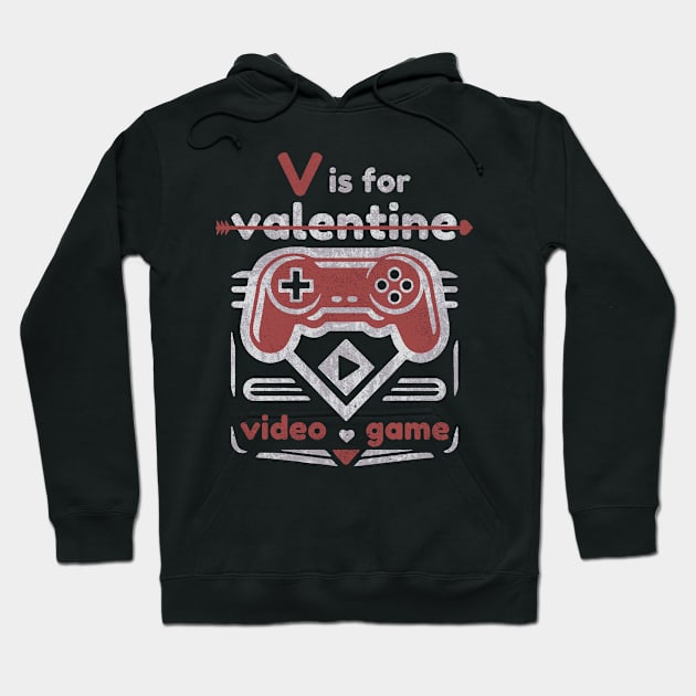 V Is For Video Game Hoodie by Etopix